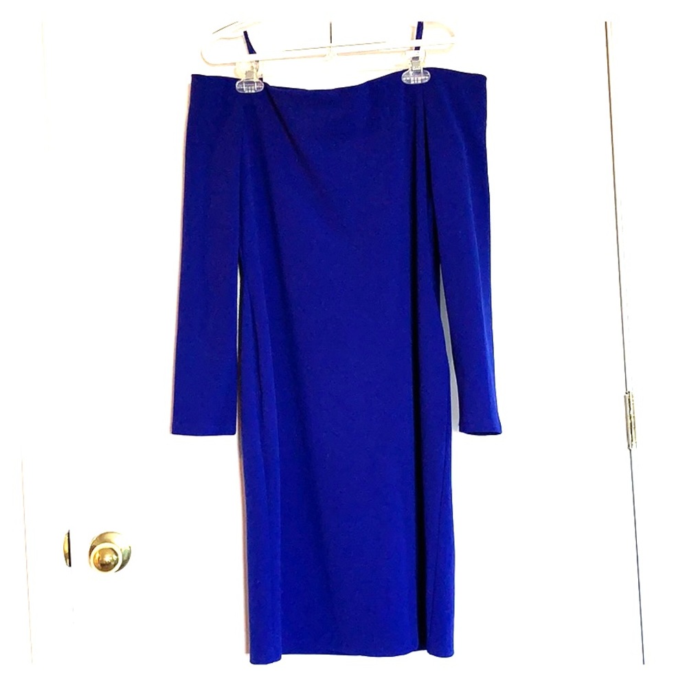 Nordstrom Strapless Long Sleeve Midi Dress
